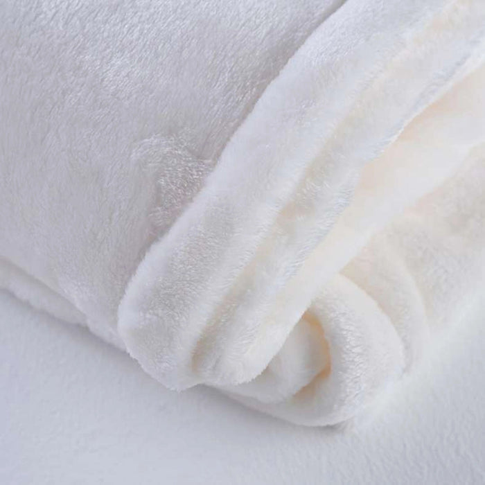 Ultra Plush Blanket -Ivory Pan Home