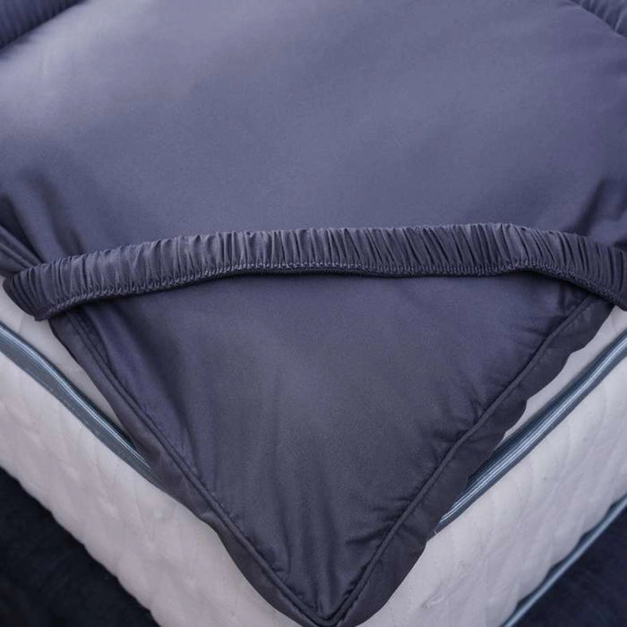 Ultrasoft Mattress Topper 160X200+4Cm-Charcoal