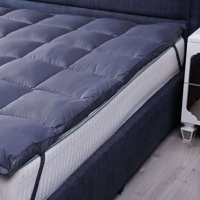 Ultrasoft Mattress Topper 180X200+4Cm-Charcoal