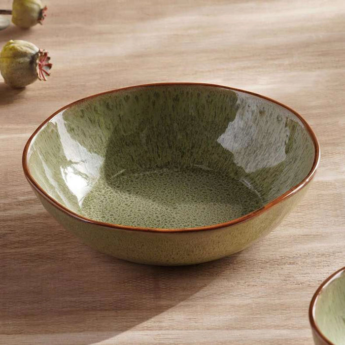 Umina Stoneware Salad Bowl Dia19Cm -Green