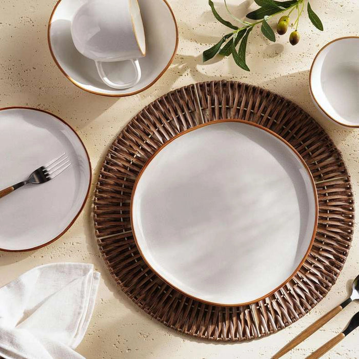 Umina Stoneware Salad Bowl Dia19Cm -White