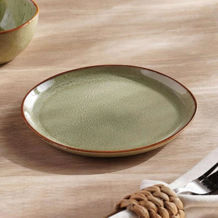 Umina Stoneware Side Plate Dia20.5Cm -Green