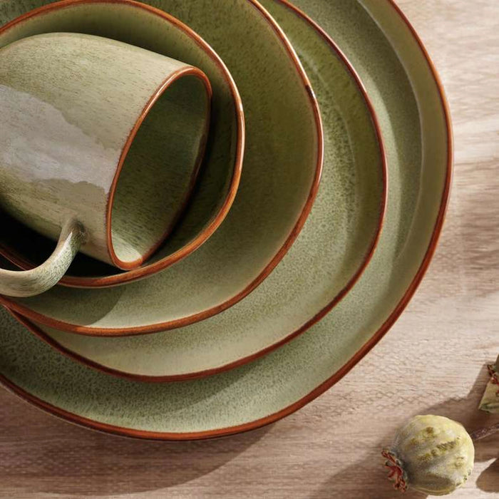 Umina Stoneware Side Plate Dia20.5Cm -Green