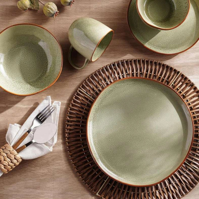 Umina Stoneware Side Plate Dia20.5Cm -Green