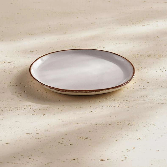 Umina Stoneware Side Plate Dia20.5Cm -White
