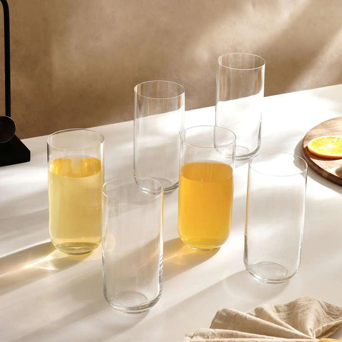 Umma 6-Piece Highball Crystal Glass Set 440Ml - Clear Pan Home