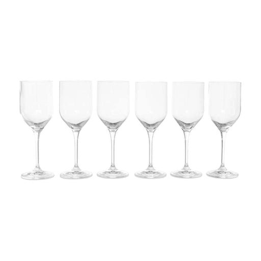 Umma 6-Piece Stemware Crystal Glass Set 330Ml -Clear Pan Home