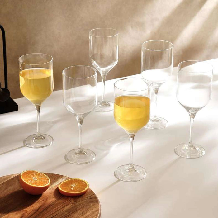 Umma 6-Piece Stemware Crystal Glass Set 400Ml -Clear