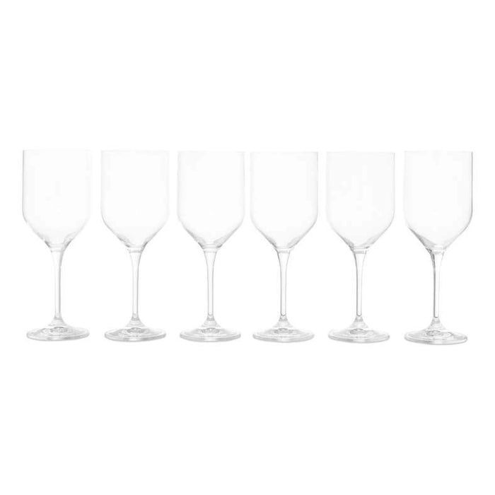 Umma 6-Piece Stemware Crystal Glass Set 400Ml -Clear