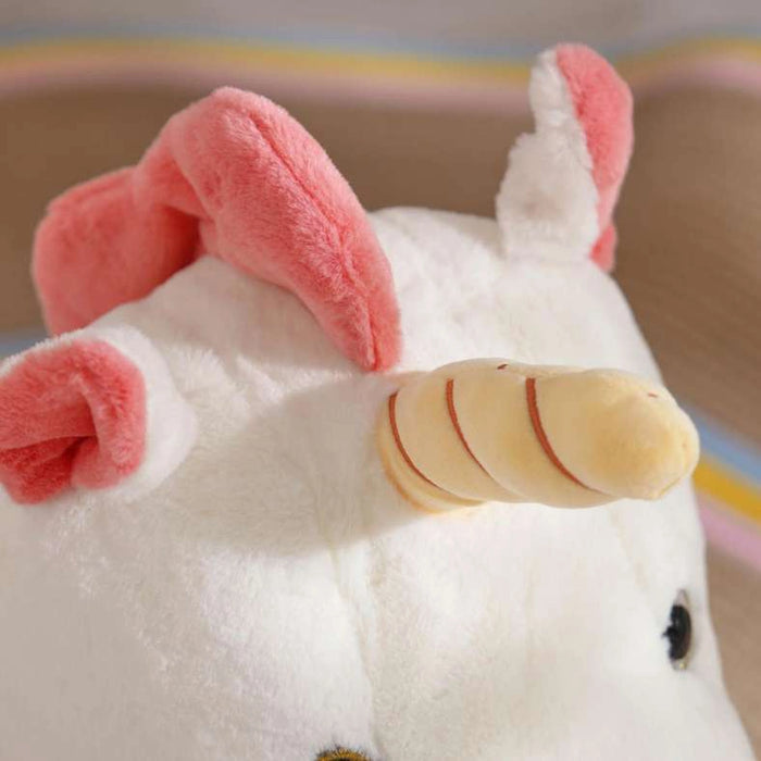 Unicorn Cuddly Fur Toy 48X26X25Cm - White