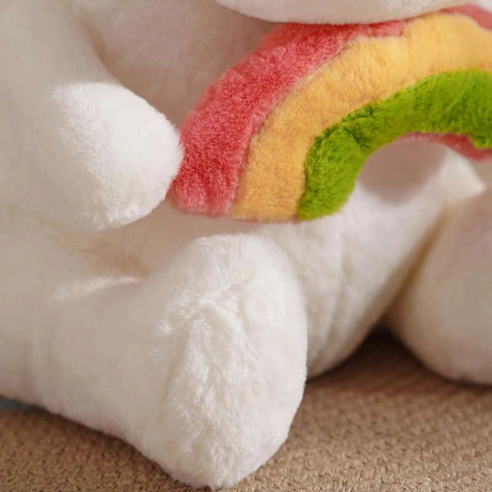 Unicorn Cuddly Fur Toy 48X26X25Cm - White