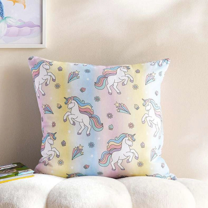 Unicorn Filled Cushion 45X45Cm-Multi