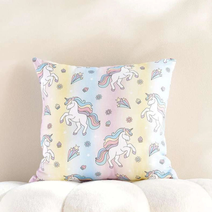 Unicorn Filled Cushion 45X45Cm-Multi