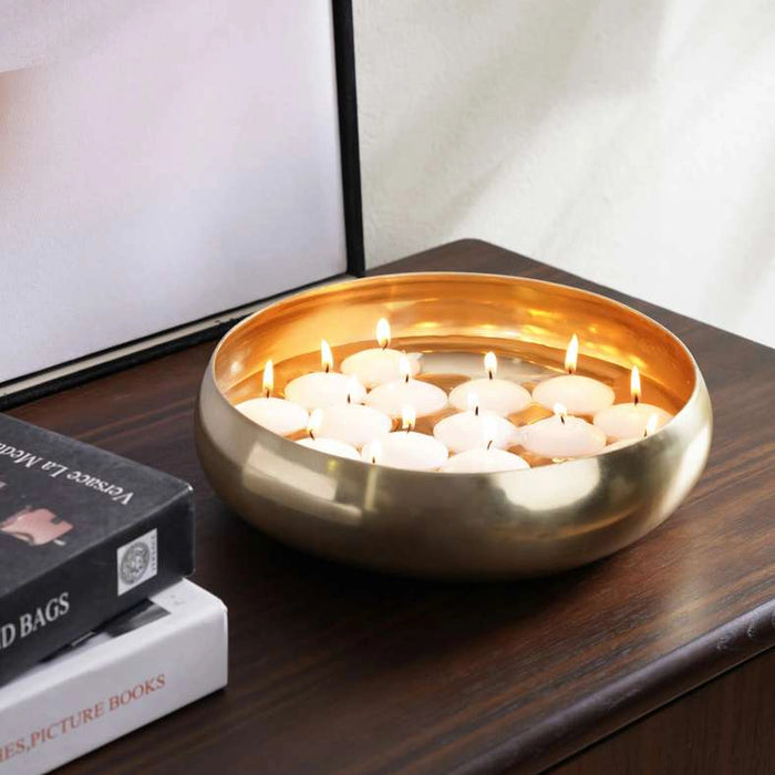 Unscented 24-Piece Floating Candle 4X2Cm - White