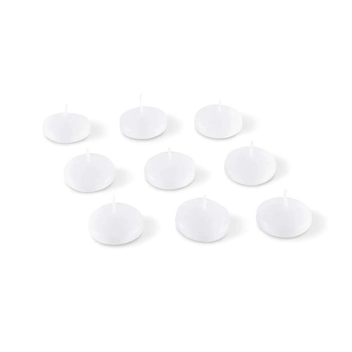 Unscented 24-Piece Floating Candle 4X2Cm - White