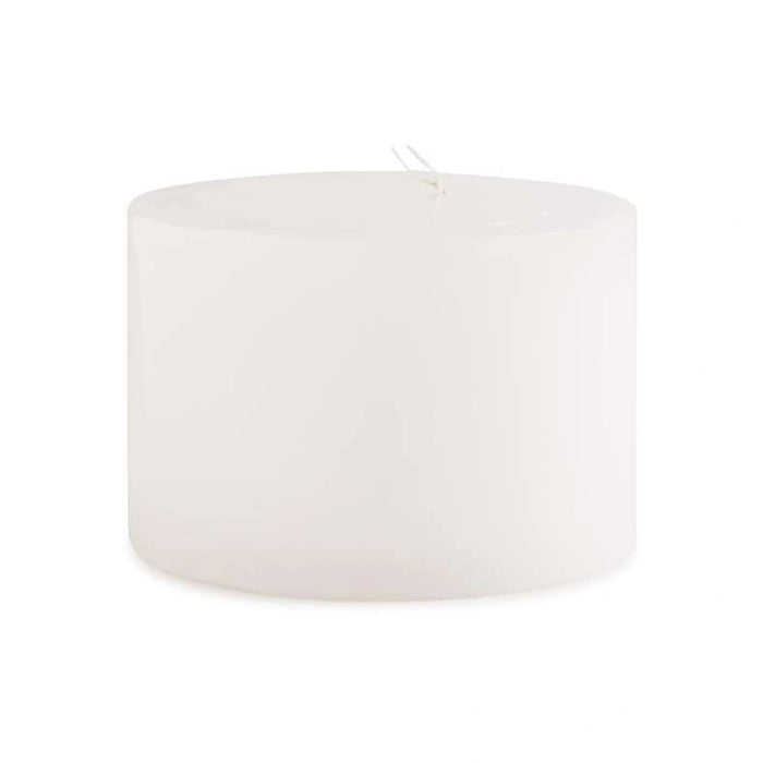 Unscented 3-Wick White Pillar Candle Dia15Xh10Cm - 40 Hrs