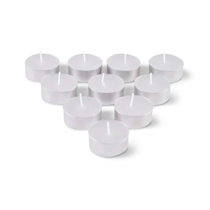Unscented 36-Piece Tealight Candle - 6 Hours - 4X2Cm - White