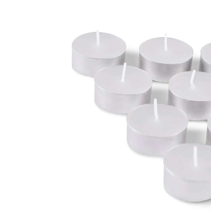 Unscented 36-Piece Tealight Candle - 6 Hours - 4X2Cm - White