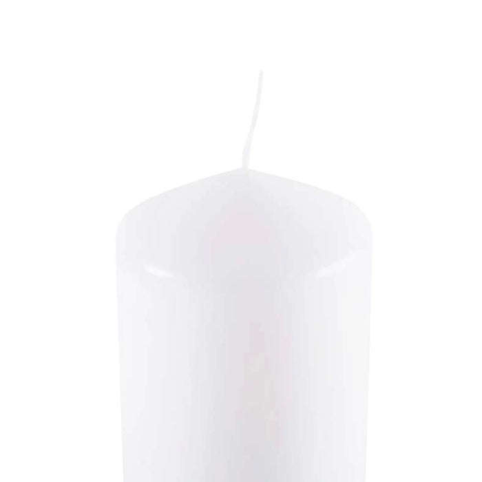 Unscented Pillar Candle Dia 7X19Cm - White