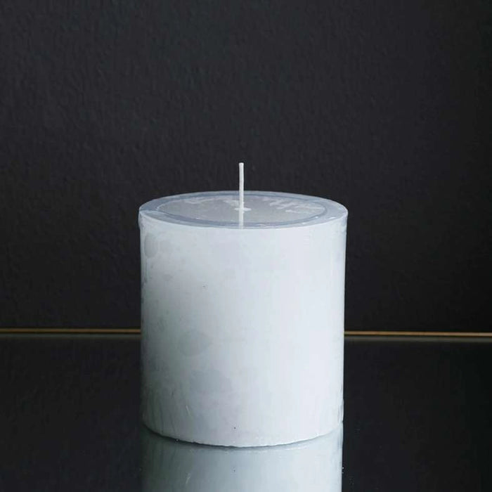 Unscented White Pillar Candle - 45 Hrs
