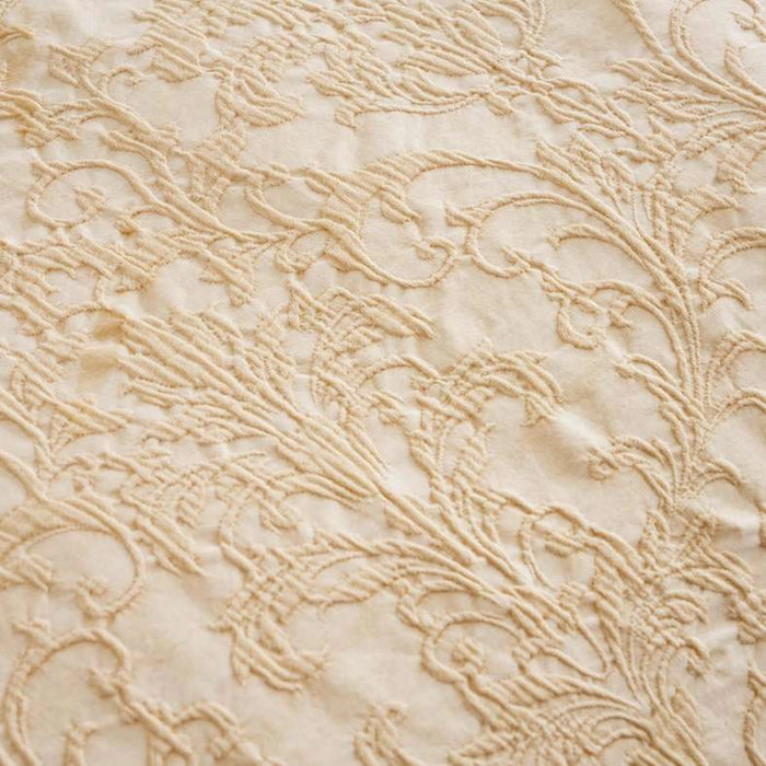 Urban Studio Savoy Matelasse Jacquard 3-Piece King Comforter Set 240X260Cm - Corn Husk