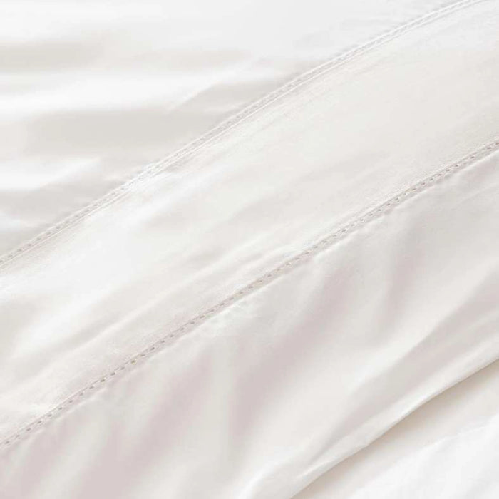 Urban Studio Unique Applique 3-Piece King Duvet Cover Set 230X220Cm - White