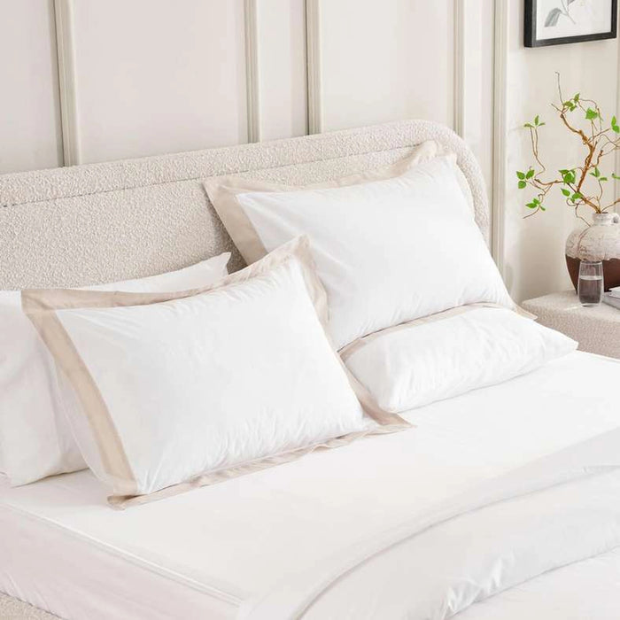Urban Studio Unique Applique 3-Piece Super King Duvet Cover Set 260X220Cm - Beige
