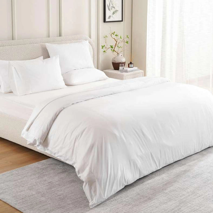 Urban Studio Unique Applique 3-Piece Super King Duvet Cover Set 260X220Cm - White