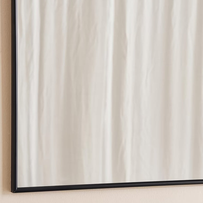 usher wall mirror 60x90cm - black Pan Home