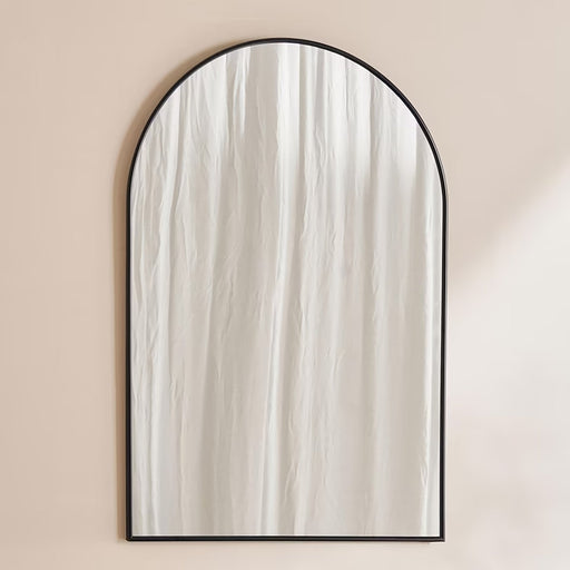 usher wall mirror 60x90cm - black Pan Home