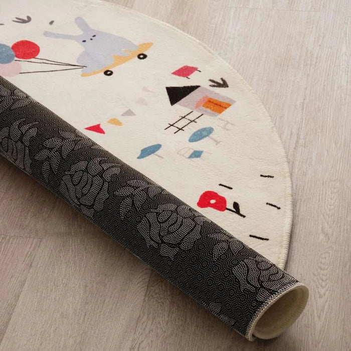 Ustide Fun In The Park Rug Dia120Cm - Cream