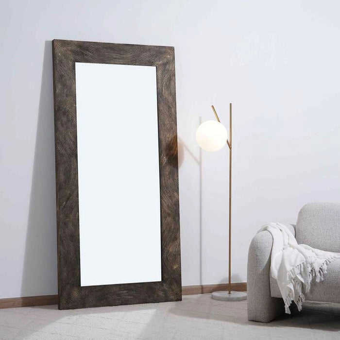 Uzbik Floor Mirror 100X200Cm - Gold