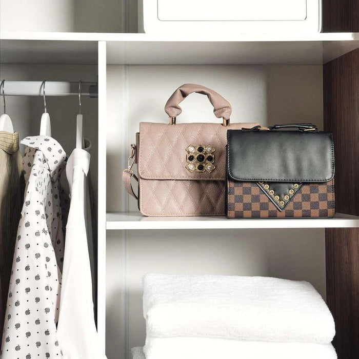 Valencia 2 Door Sliding Wardrobe - Walnutwhite Gloss