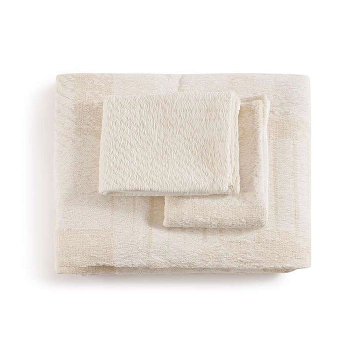 Valencia Handwoven 3 Piece Bedspread Set 220X240Cm - Beige
