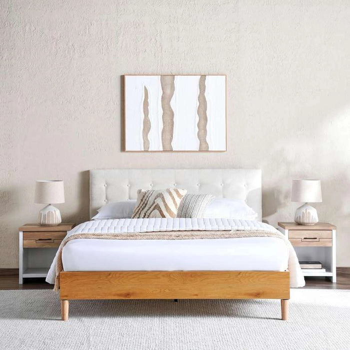 Valencia King Bed 180X200 - Beige