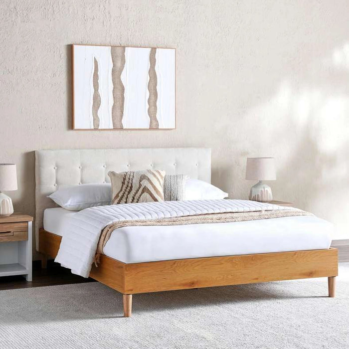 Valencia Queen Bed 160X200- Cream