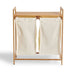 Valet Bamboo Frame Laundry Hamper 73Cm - Natural Pan Home