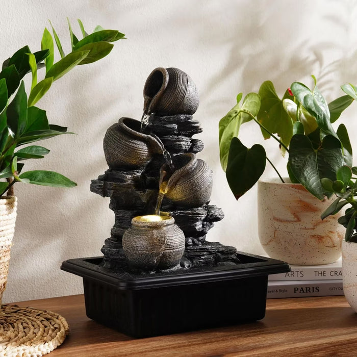 Valiant Table Fountain 31X23X40Cm - Grey