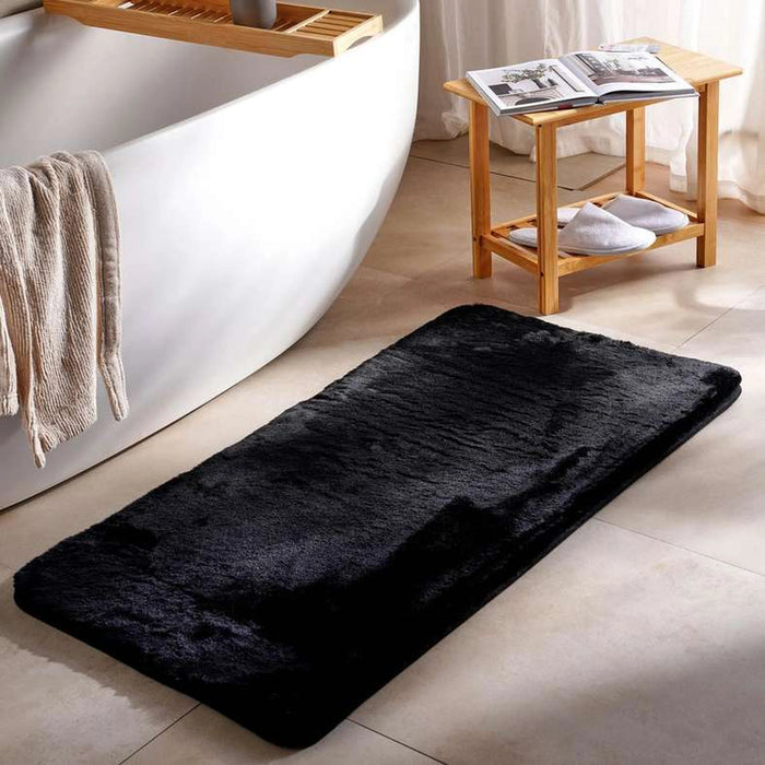 Valyria Memory Foam Bathmat 60X120Cm - Black