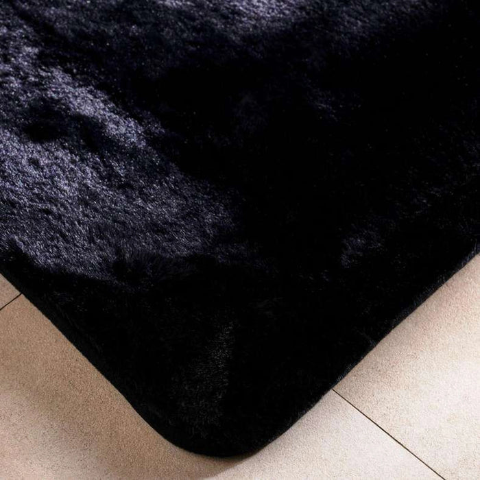 Valyria Memory Foam Bathmat 60X120Cm - Black