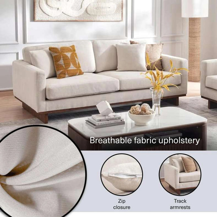Vandala 3 Seater Sofa - Beige