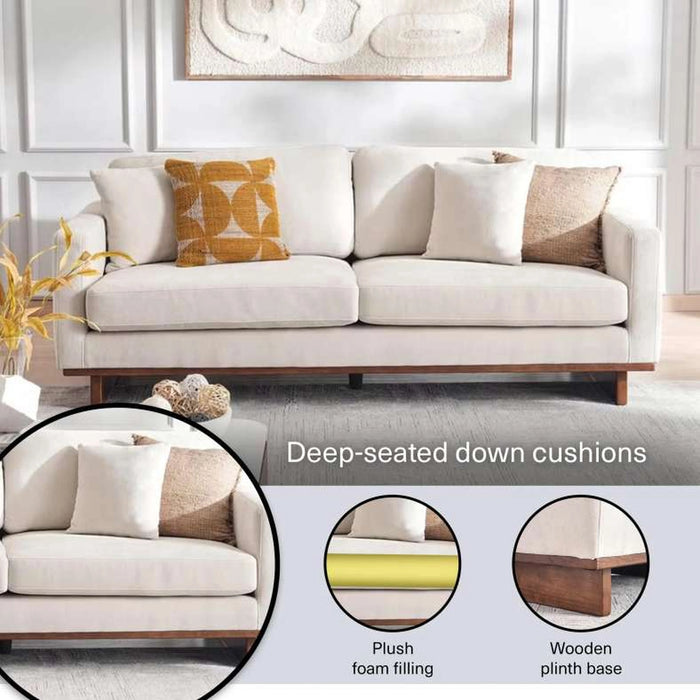 Vandala 3 Seater Sofa - Beige