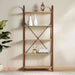 Vander Shelving Unit 5 Tier - Green & Natural Pan Home