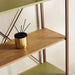 Vander Shelving Unit 5 Tier - Green & Natural Pan Home