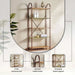 Vander Shelving Unit 5 Tier - Green & Natural Pan Home