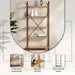 Vander Shelving Unit 5 Tier - Green & Natural Pan Home
