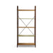 Vander Shelving Unit 5 Tier - Green & Natural Pan Home