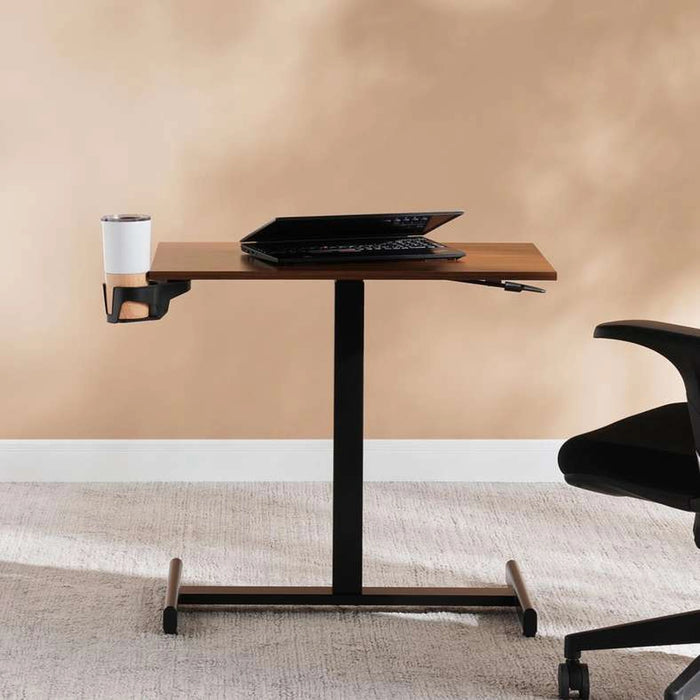 Vanguard Adjustable Office Desk - Dark Brown