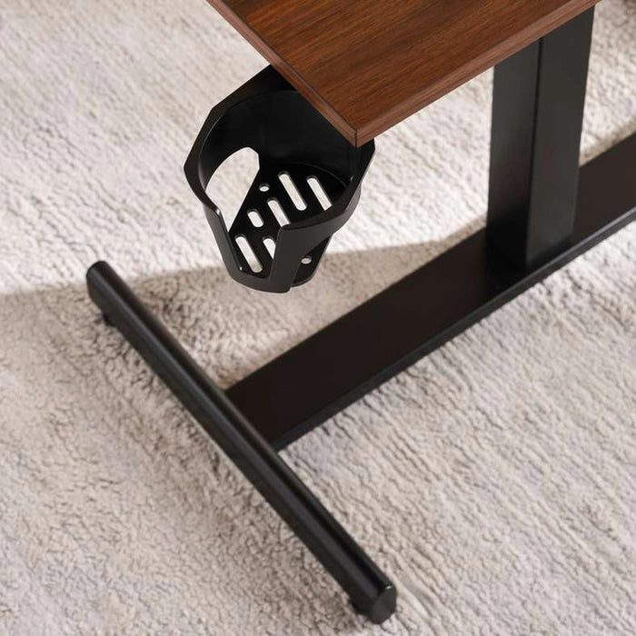Vanguard Adjustable Office Desk - Dark Brown