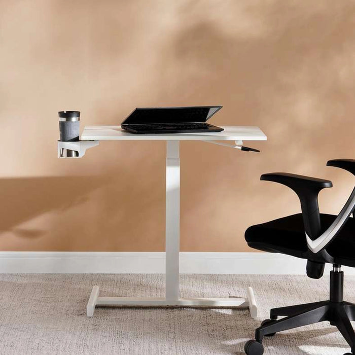 Vanguard Adjustable Office Desk - White